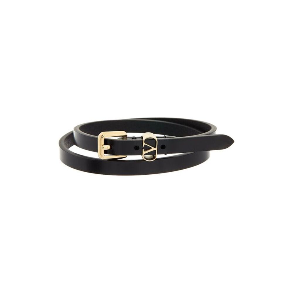 Valentino Vlogo Signature Leather Bracelet